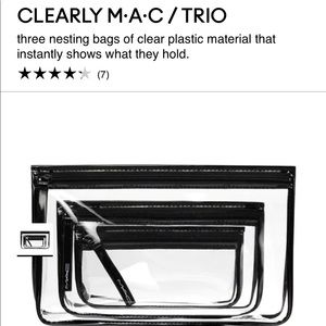 Clearly MAC Trio - NWOT